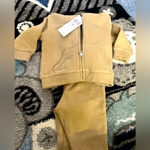 Ralph Lauren tan 2 pcs boy set